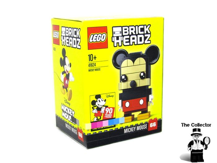 LEGO 41624 Mickey Mouse BrickHeadz Series Super Rare Version Factory Error As You Will See The CMYK Color Bars Around The End Of The Box Brand New in Factory Sealed Box