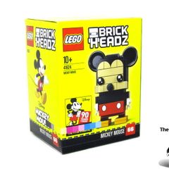 LEGO 41624 Mickey Mouse BrickHeadz Series Super Rare Version Factory Error As You Will See The CMYK Color Bars Around The End Of The Box Brand New in Factory Sealed Box