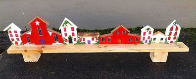 Rustic Floating Quirkytown shelf / display