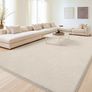 Modern Rugs Living Room Non-Slip Carpet, 120x160 cm, Beige  Extra Soft Machine Washable, Non-Shedding Area Rugs, Thick Memory Foam Backing, Home Decor for Bedroom, Nursery, Office Image 3