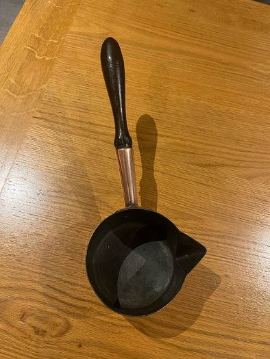 Antique Hodges & Son Dublin Copper Brandy Pan