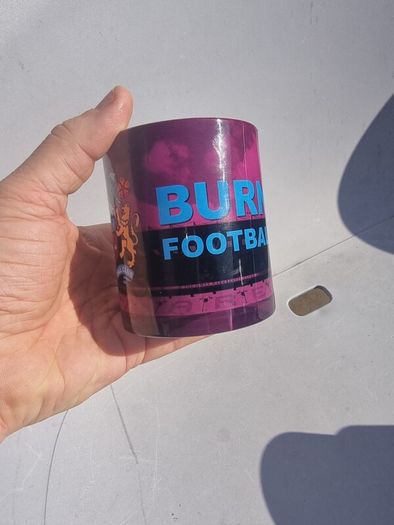 Burnley FC mug.