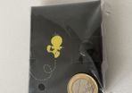 Tweety Mini Photo Wallet with Snap Button | Black
