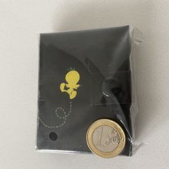 Tweety Mini Photo Wallet with Snap Button | Black