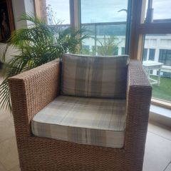 Designer rattan chair