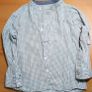 Boys shirts - small green & white squares - size 6-7years - suit shirt - black & white large squares pattern Image 2