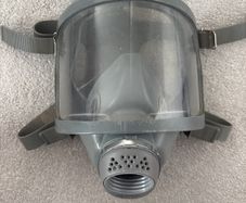 Scott Sari Face Mask used in good condition for CBRN protection.