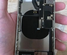 Apple iPhone X White middle chassis