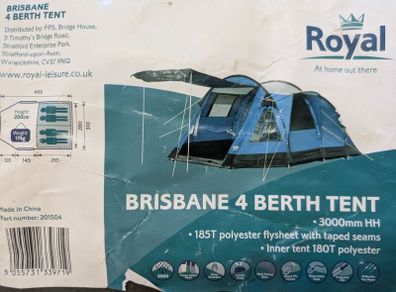 4 berth tent