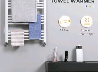 curved towel rail