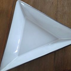 Stephen Pearce Pottery, handmade terracotta Triangle Dish