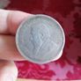 1896 South Africa Silver 2 1/2 Shillings Coin Image 3
