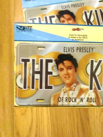 Elvis, Gold Disc License Plate, Free Post