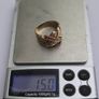 Vintage Heavy Gents 18ct Yellow Gold Diamond & Ruby Puzzle Ring Image 10