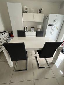 Dining table and chairs