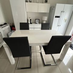 Dining table and chairs