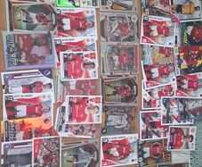 manchester football cards and stickers bundle