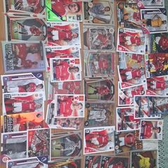 manchester football cards and stickers bundle