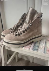 ankle alpe suede chunky laced ankle boots size 39