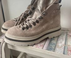 ankle alpe suede chunky laced ankle boots size 39