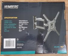 TV Wall Mount Bracket Arm Tilt Swivel 17-56"