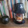 Yankee Candle Cinnamon Stick with Mosiac Topper and Plate and seperate Candle Holder Bundle Image 6