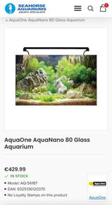 AquaOne Nano 80 Fish Tank