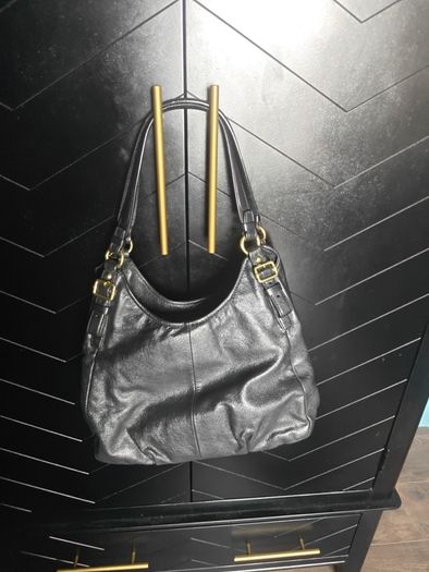 Coach black shoulder bag