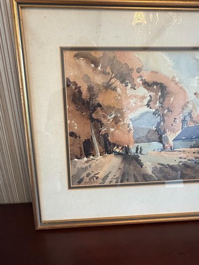 G. Oakley. 4 Original Watercolours. Framed. Irish Artist. Rural Scenes.