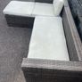 Stunning Genuine Rattan L Shaped Garden Patio Couch - Sofa Image 2