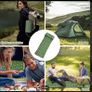Outdoor Inflatable Sleeping Pad | 1-Minute Quick Inflation + Extra Thick Puncture-Proof | Essential for Camping / Hiking / Picnics | Lightweight Portable Foldable Moisture-Proof Mat | Must-Have Outdoor Gear for Summer Trips | Includes Matching Image 4