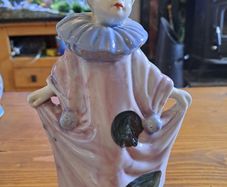 Vintage Pierrot clown ornament