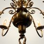 Exquisite Quality Antique Eight-Branch Flemish Brass Chandelier Image 4