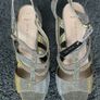 Sandals - Silver/Gold glitter- Size 4/37 Image 2