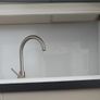 Brushed nickel kitchen mixer tap Image 2