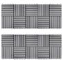 Decking Tiles 20 pcs Grey Wash 30x30 cm Solid Acacia Wood Image 2