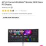 LG 40inch 5K2K UltraWide Monitor Image 4