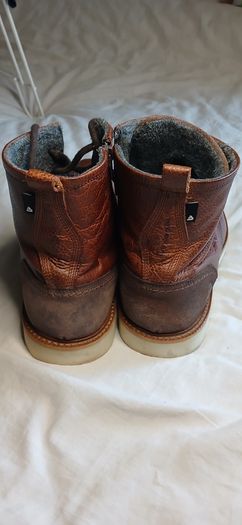 Mens brown bullboxer leather boots EU 46, UK 11