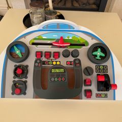 Plane cockpit wooden toy