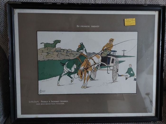 By Private Treaty framed print Thackeray & Edwards