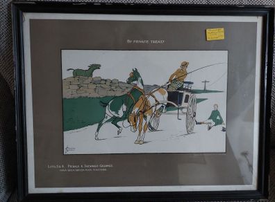 By Private Treaty framed print Thackeray & Edwards