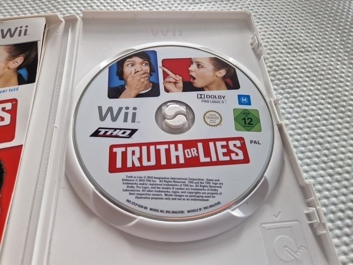 True or Lies Nintendo Wii Games Original