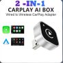 2 in 1 Wireless CarPlay Android Auto Adapter Apple Car play Dongle Mini Ai Box Image 7