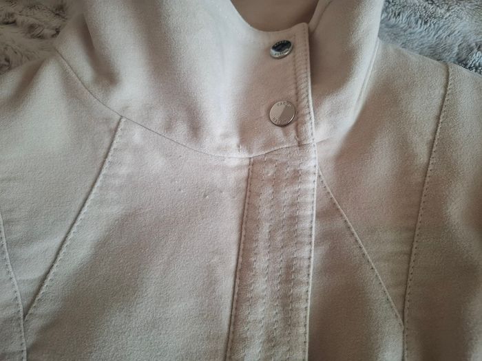 Karen Millen Beige Moleskin Biker Jacket