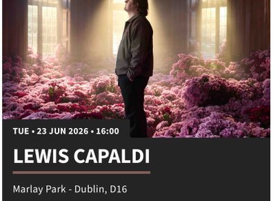 Lewis Capaldi Marley Park -23rd June 2026