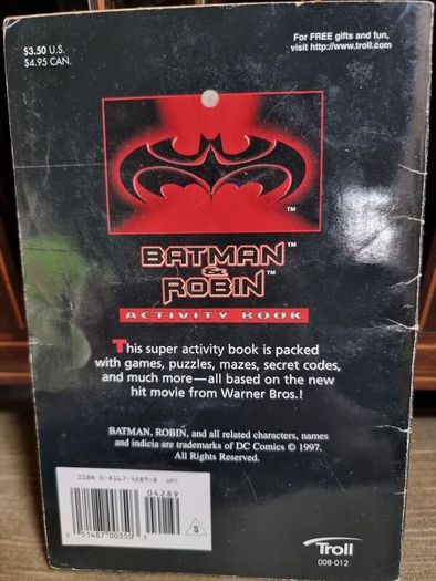 Batman & Robin activity book