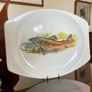 Vintage Fish Platter English Ironstone Meakin Studio Art Image 7