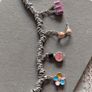 Thomas Sabo Sterling Silver Charm Bracelet (Vintage, 925) with 6 Charms Image 2