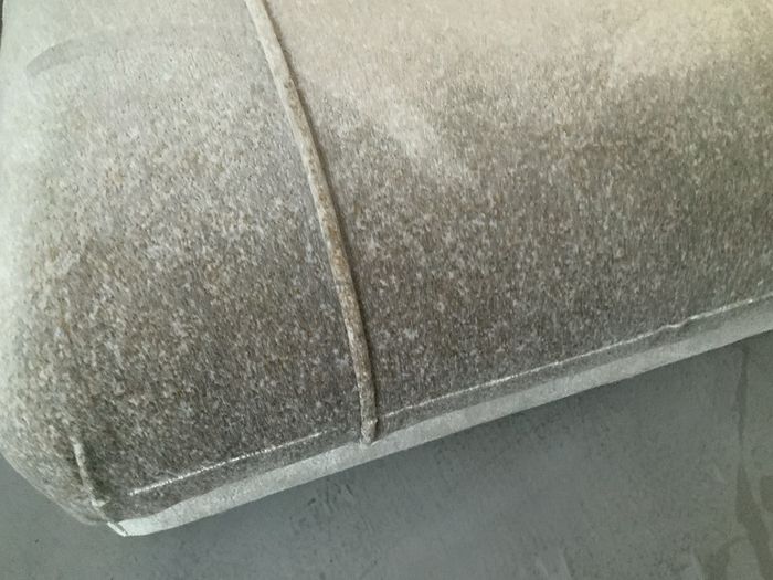Stunning extra large fleck velvet poof