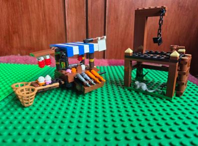 Lego MOCs Gallows & Medieval Vegetable Stand